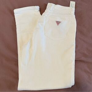Vintage Guess White Denim Jeans